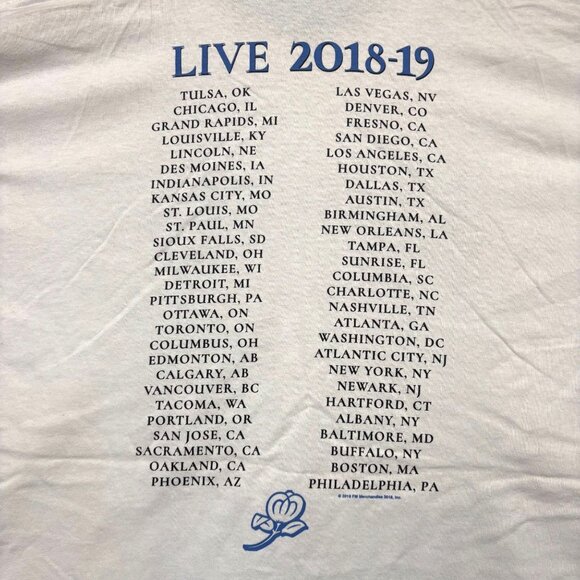 Fleetwood Mac Live Album Tour Rock Band T-Shirt Size Large - Picture 4 of 4